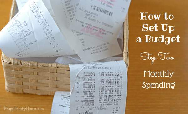 Knowing how much you are spending beyond your monthly bills is a must for an accurate budget. So it's time to gather up all of those receipts.