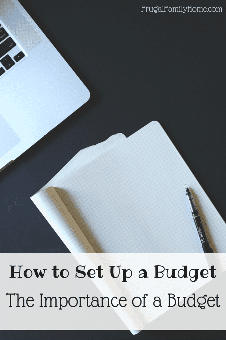 The Importance of a Budget