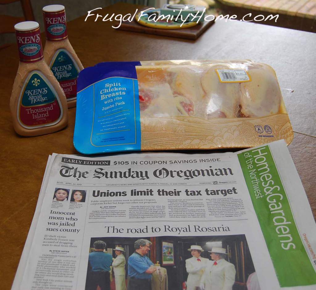 Albertsons Chicken and Salad Dressing Deal