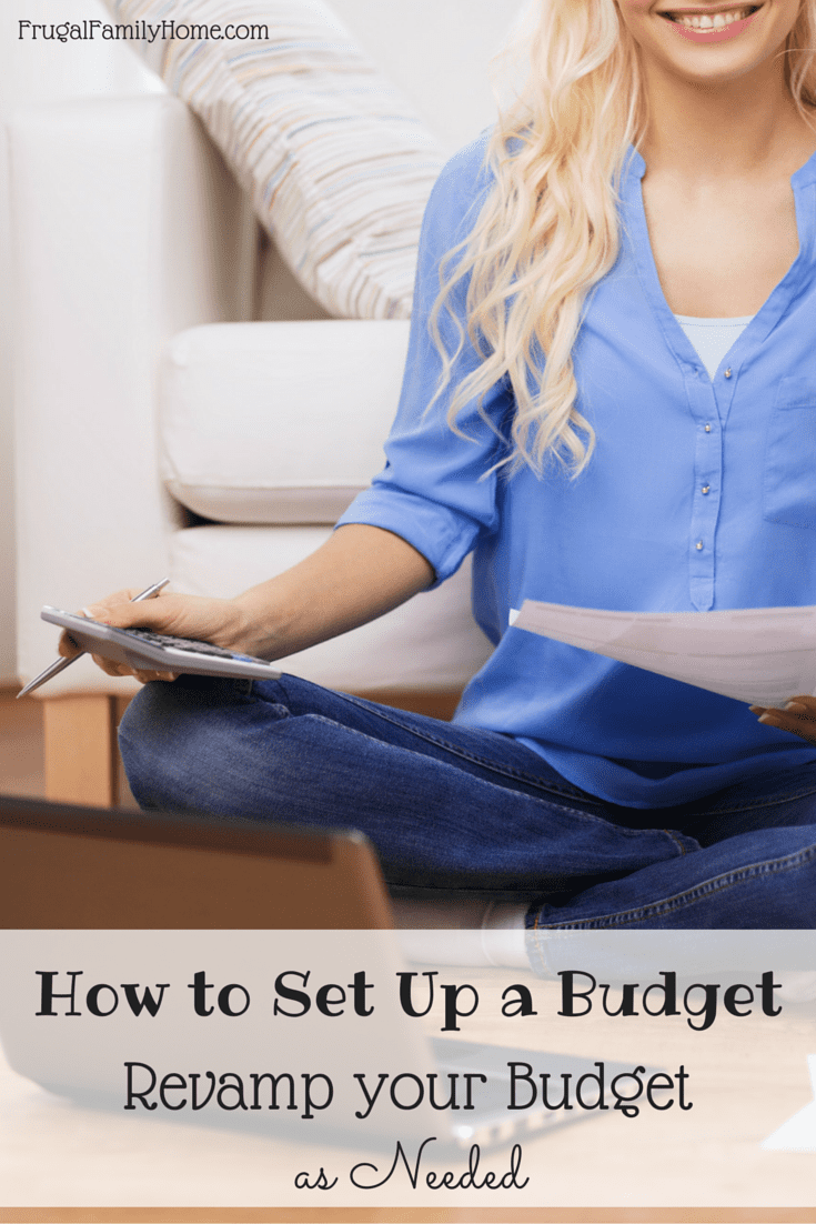 Revamp Your Budget As Needed