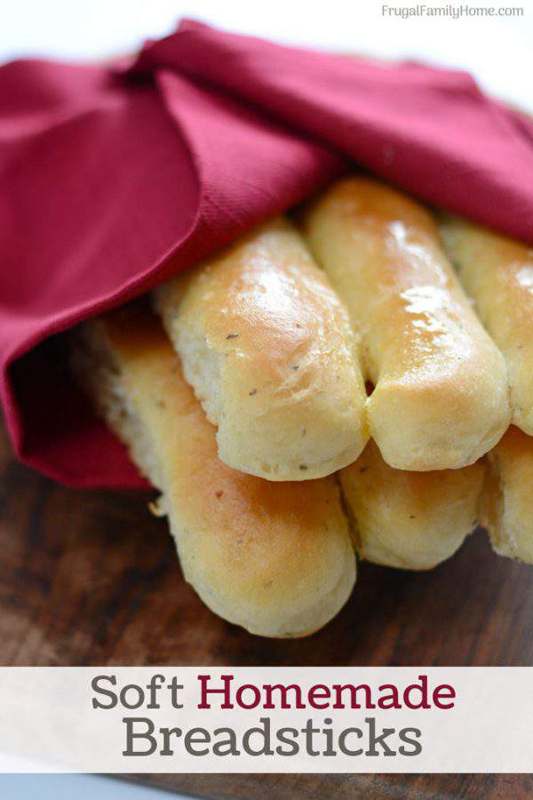 How to Make Homemade Soft Breadsticks with Video Tutorial Frugal