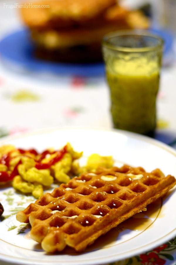 You don't have to purchase freezer waffles at the store. Make them yourself with this recipe. It's freezer friendly and so good. 