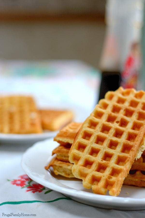 Light and Fluffy Waffles are easy to make with this recipe. It does take a few steps but the waffles are so worth it.