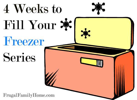 4 Weeks to Fill Your Freezer