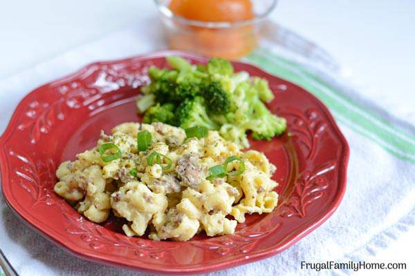 Homemade Cheeseburger Skillet Dish ~ This is one comfort food that I loved while growing up. It’s an easy one pot dinner that is easy to make and my whole family loves it. Plus it can be made dairy free. Come get the recipe to give a try.