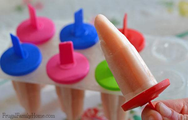With summer here, it’s so nice to have easy desserts on hand to serve. Desserts that are easy to make and don’t require the oven. Because I like to be frugal and use every last bit of items we make this easy popsicle recipe using the last of the jar jam. Come see how easy it is to make, I’ve included a video too. 
