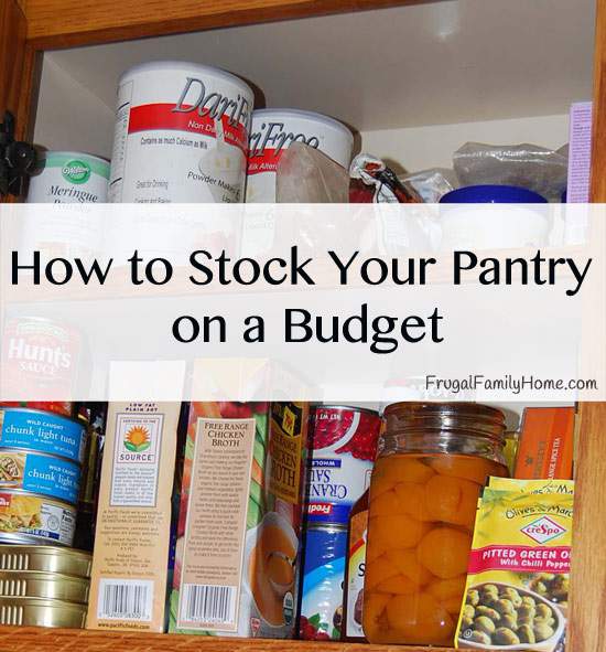 Building a Pantry