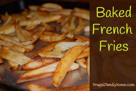 Baked French Fries Banner