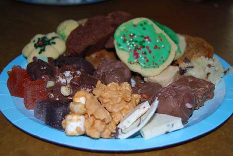 Christmas cookie outlet plate