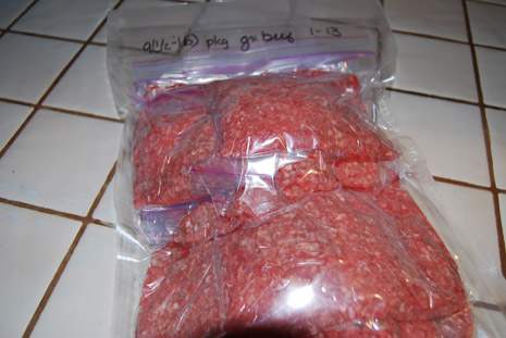 Ground Beef Packages