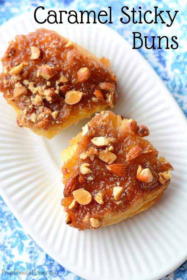 This easy breakfast recipe for Caramel Sticky Buns is the best. I made it for my family and it became a fast favorite of ours. I love that they don't cost much to make and I can serve it to our guests for a quick and easy breakfast.