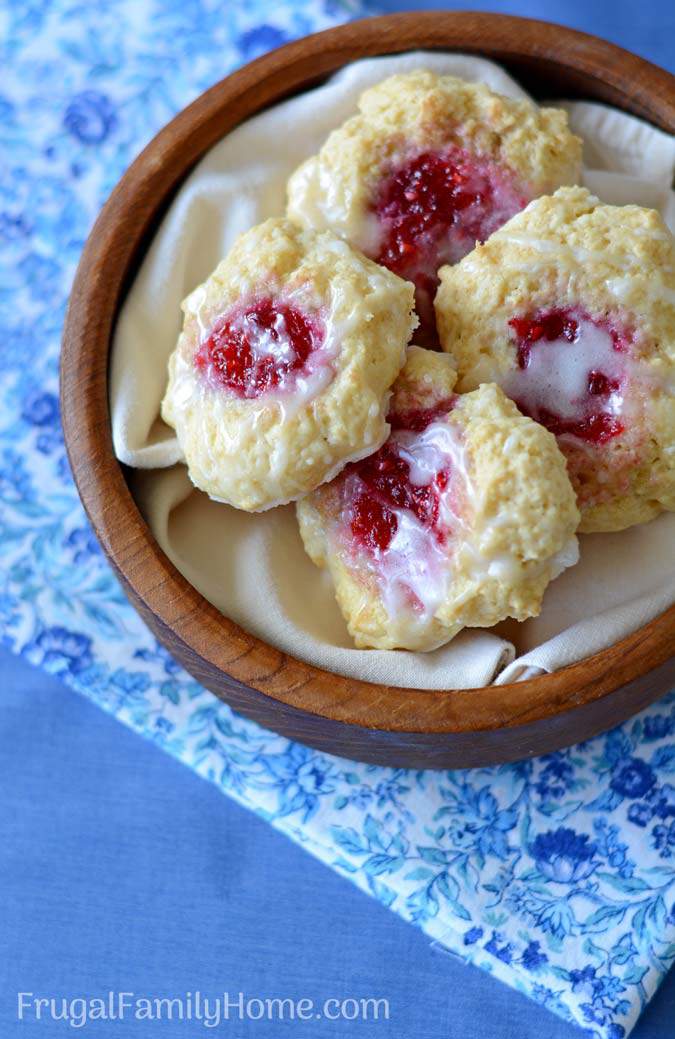 A yummy homemade from scratch danish recipe. This recipe is so easy and can be made with any jam. We prefer raspberry or peach danish.