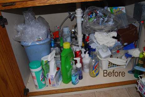 Under Sink Before