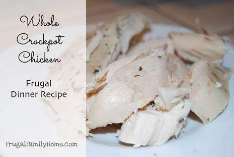 Whole Crockpot chicken Banner