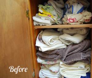 Before Towel Cupboard