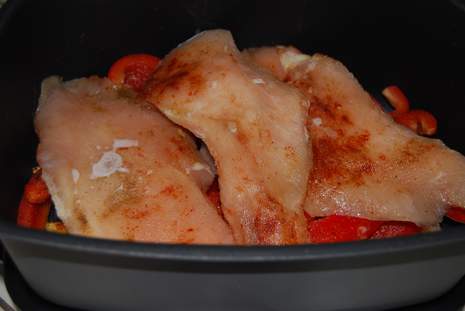 Fajita Chicken before Cooking