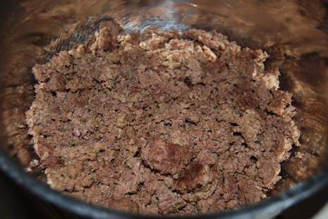 ground beef cooked