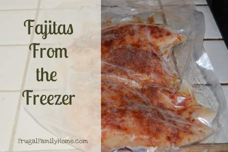 Freezer Fajitas Banner