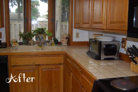 Kitchen Sink Counter After