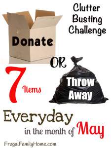 May Decluttering Challenge Banner400x500