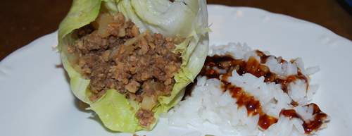 Stir Fried Lettuce Wraps