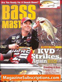 Bass Master Magazine $3.99 a year