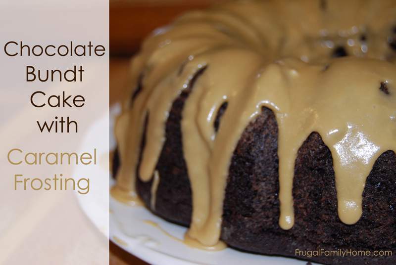 Close up of Bundt Cake Banner