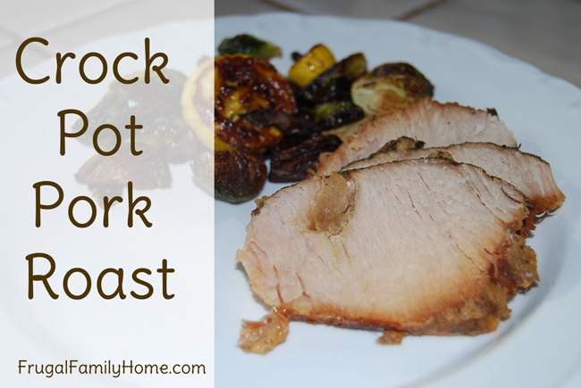 An easy garlic pork roast recipe