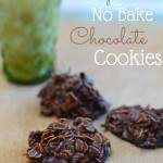 This is a great cookie recipe for summer or anytime you don’t have the space in the oven to bake cookies. It’s my favorite no bake cookie recipe. With just a few ingredients and a little time you can be enjoying yummy chocolate cookies. These no bake cookies are dairy free too. It took a little time to get the recipe just right but if you need to eat dairy free, you’ll love this no bake cookie recipe.