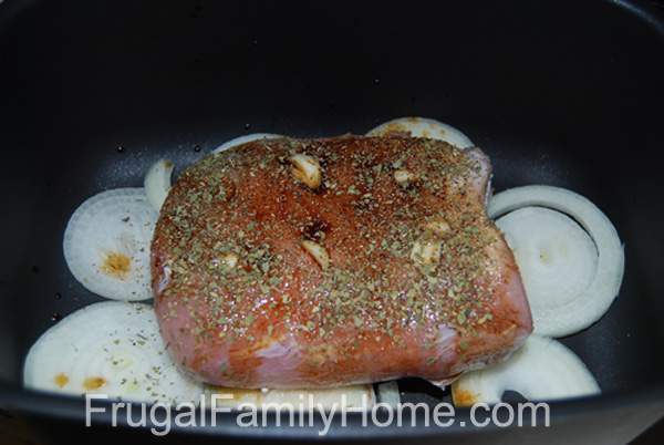 Pork Roast Seasoned