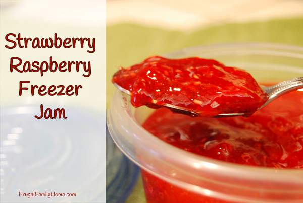 Strawberry Raspberry Freezer Jam Recipe