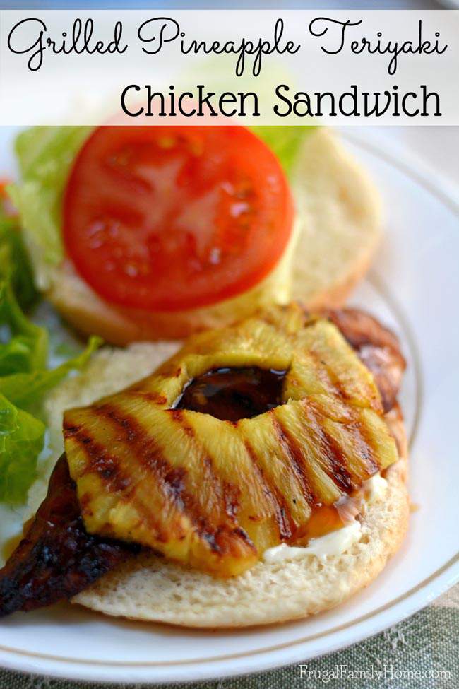 Looking for a new way to enjoy teriyaki chicken? This grilled pineapple teriyaki chicken sandwich recipe makes a great lunch or dinner, right off the grill. Perfect for those hot summer days when it’s too hot to cook indoors.