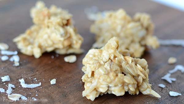Easy to make and delicious dairy free peanut butter no bake cookies.