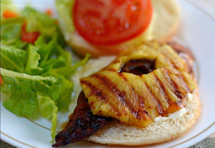 Looking for a new way to enjoy teriyaki chicken? This grilled pineapple teriyaki chicken sandwich recipe makes a great lunch or dinner, right off the grill. Perfect for those hot summer days when it’s too hot to cook indoors.