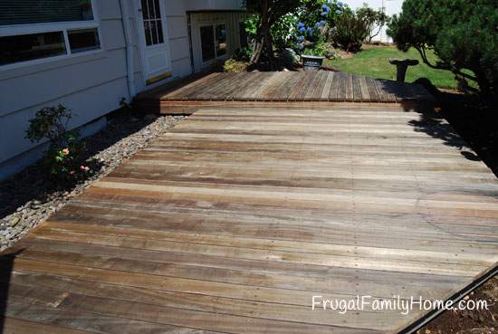 After cleaning full deck picture