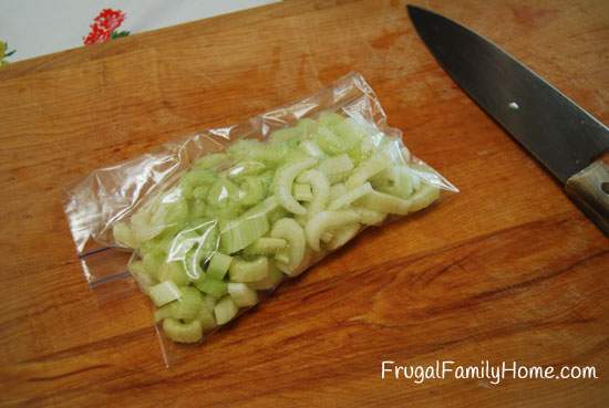 Celery from the Freezer