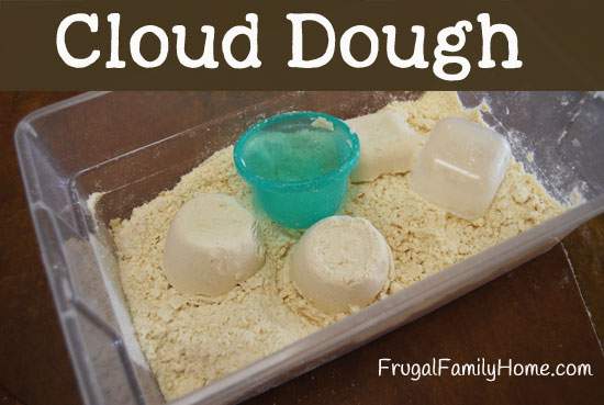 Kids Crafts: Cloud Dough