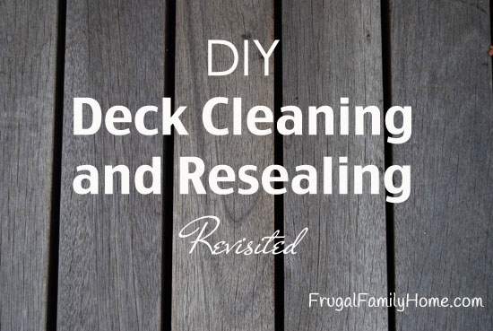 DIY Deck Cleaning