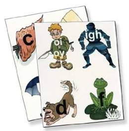 Right Brain Phonics Cards