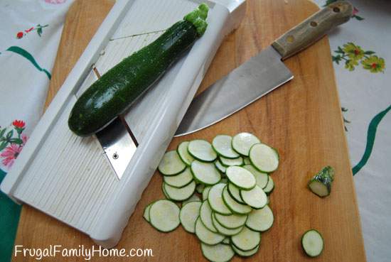 Sliced Zucchini