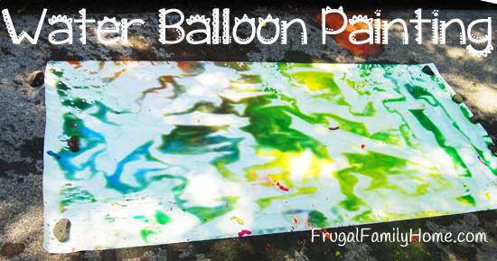 Painting with Water Balloons
