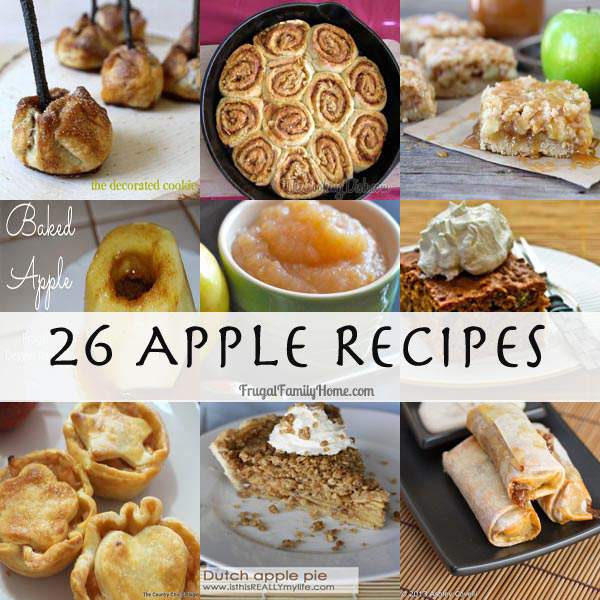 26 Yummy Apple Recipes