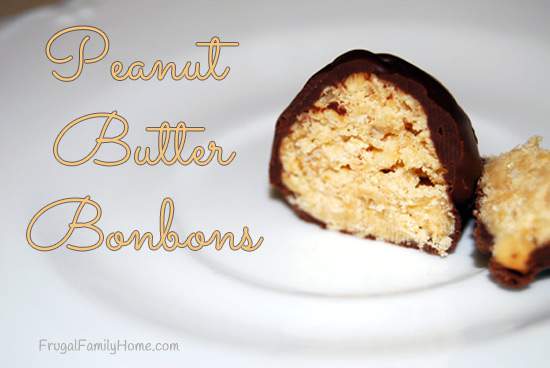 Homemade Sweet Treats, Peanut Butter Bonbons