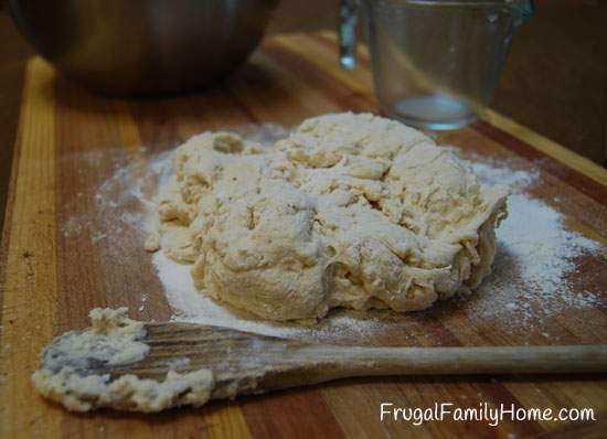 Pizza Dough with Spoon