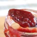 Plum Jam in Jar