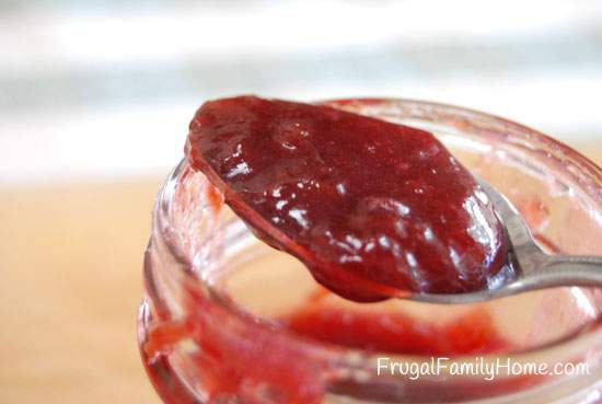 Plum Jam in Jar