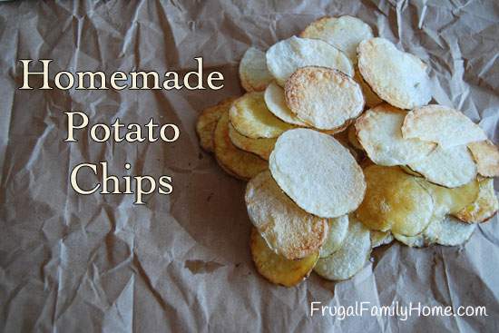 Homemade potato chips