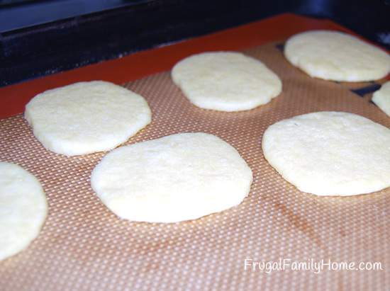 Sugar Cookies after Baking