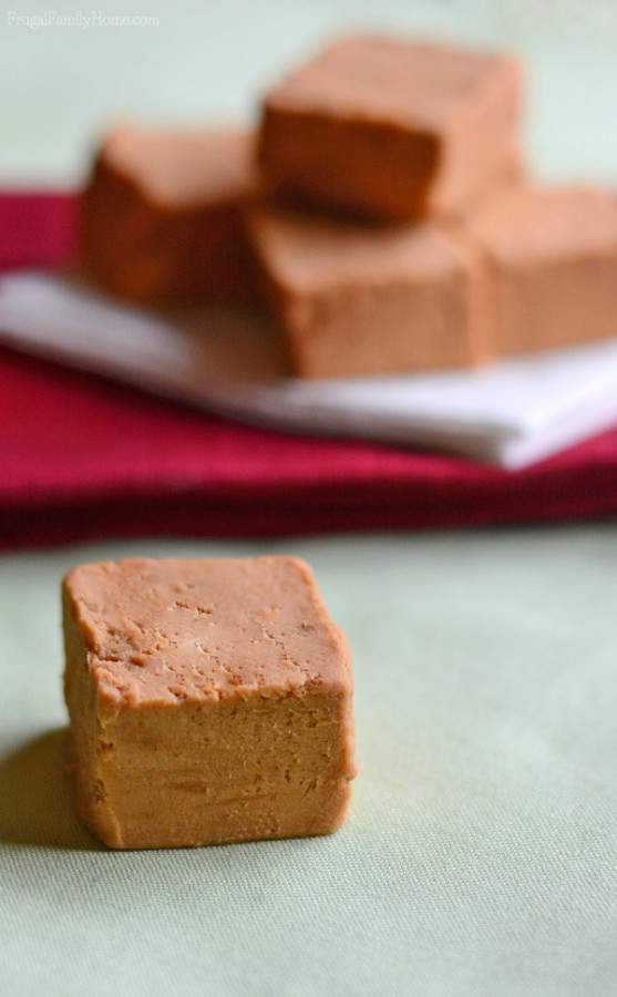 Easy to Make 5 minute Butterscotch Fudge Frugal Family Home
