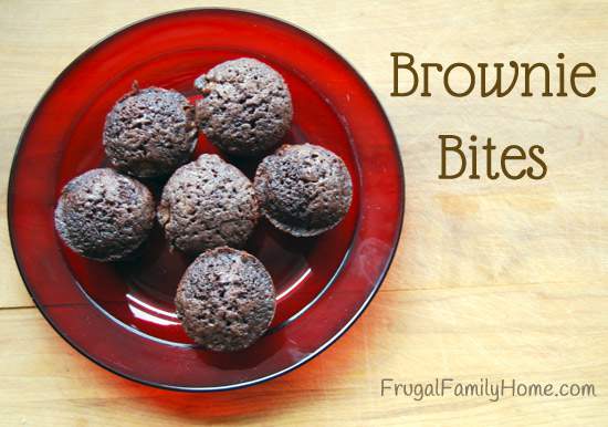 brownie bites recipe